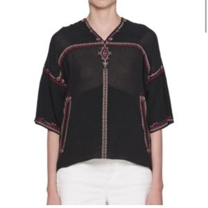 Isabel Marant Etoile Mekki Hooded Blouse